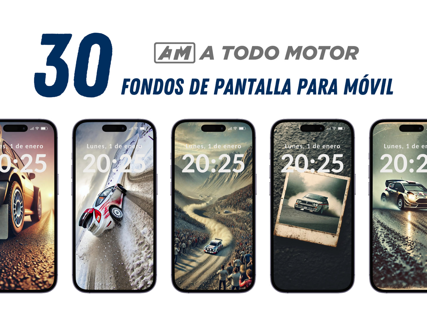 30 fondos de pantalla de rally para móvil