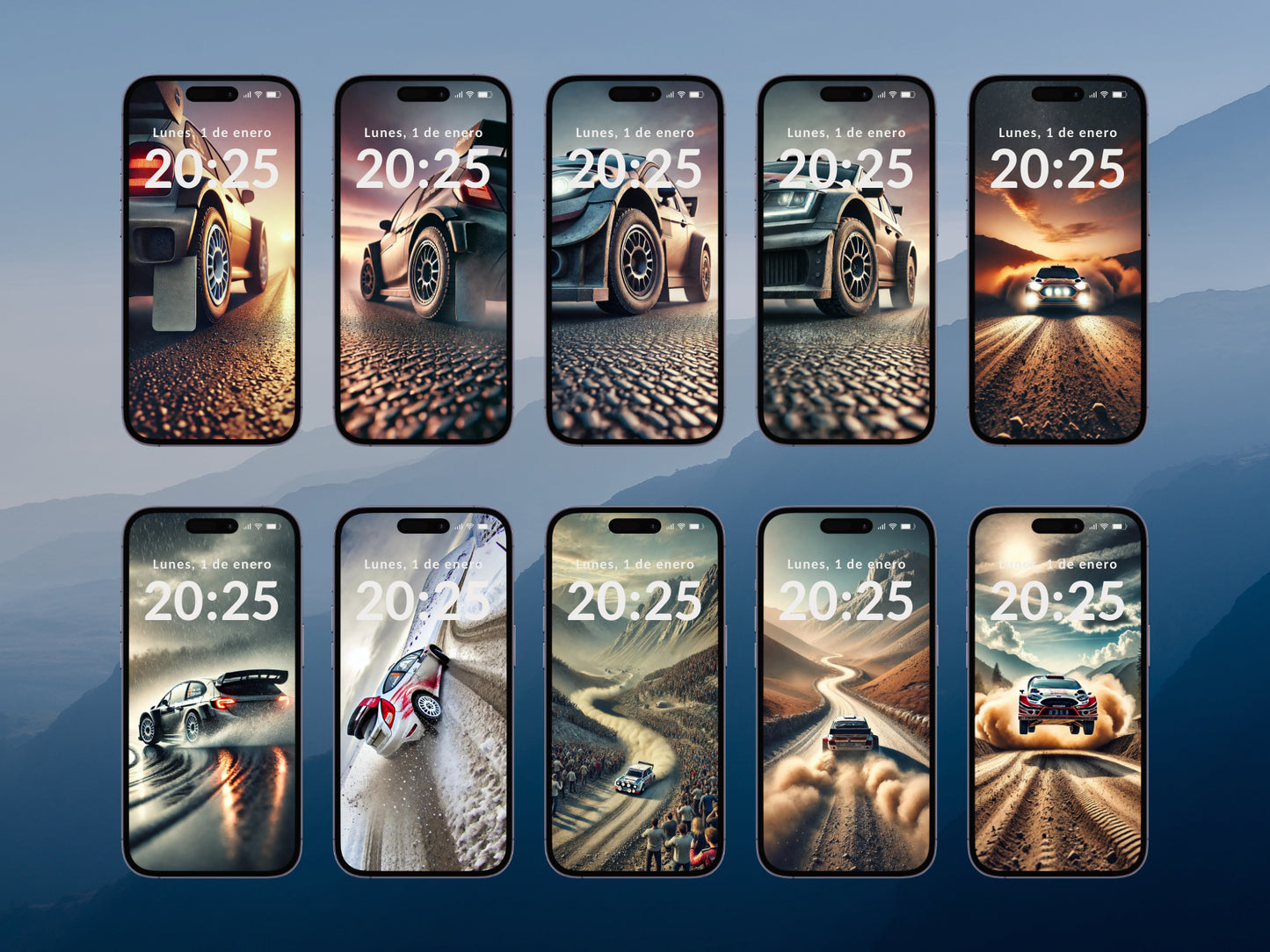 30 fondos de pantalla de rally para móvil