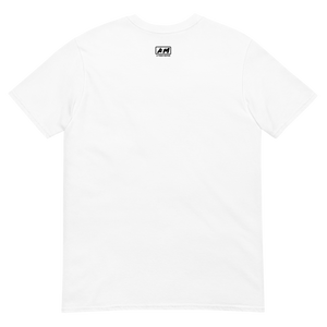Camiseta Retro Casco blanco y negro