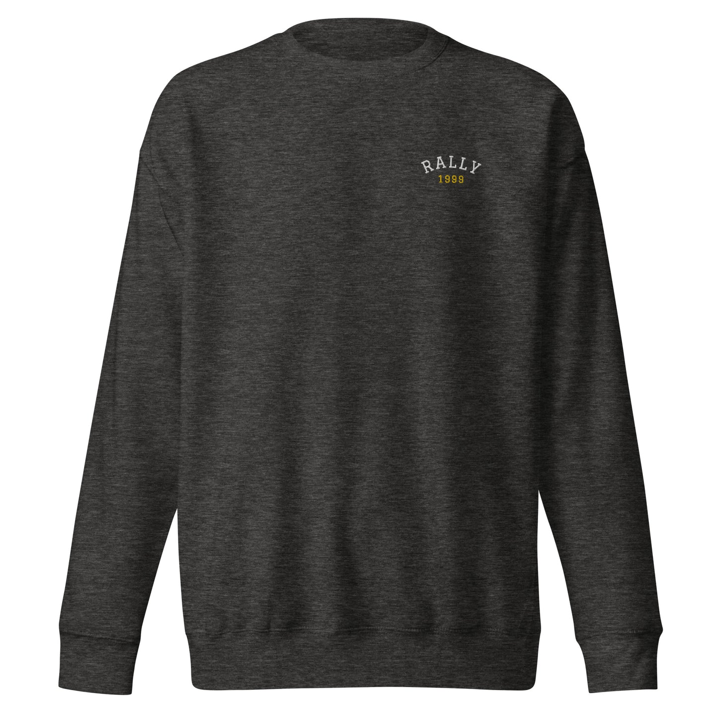 Sudadera Rally bordada color sin capucha