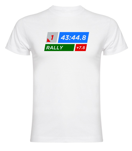Camiseta Tiempos Rally